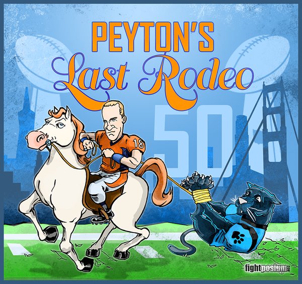 Manning cartoon rodeo